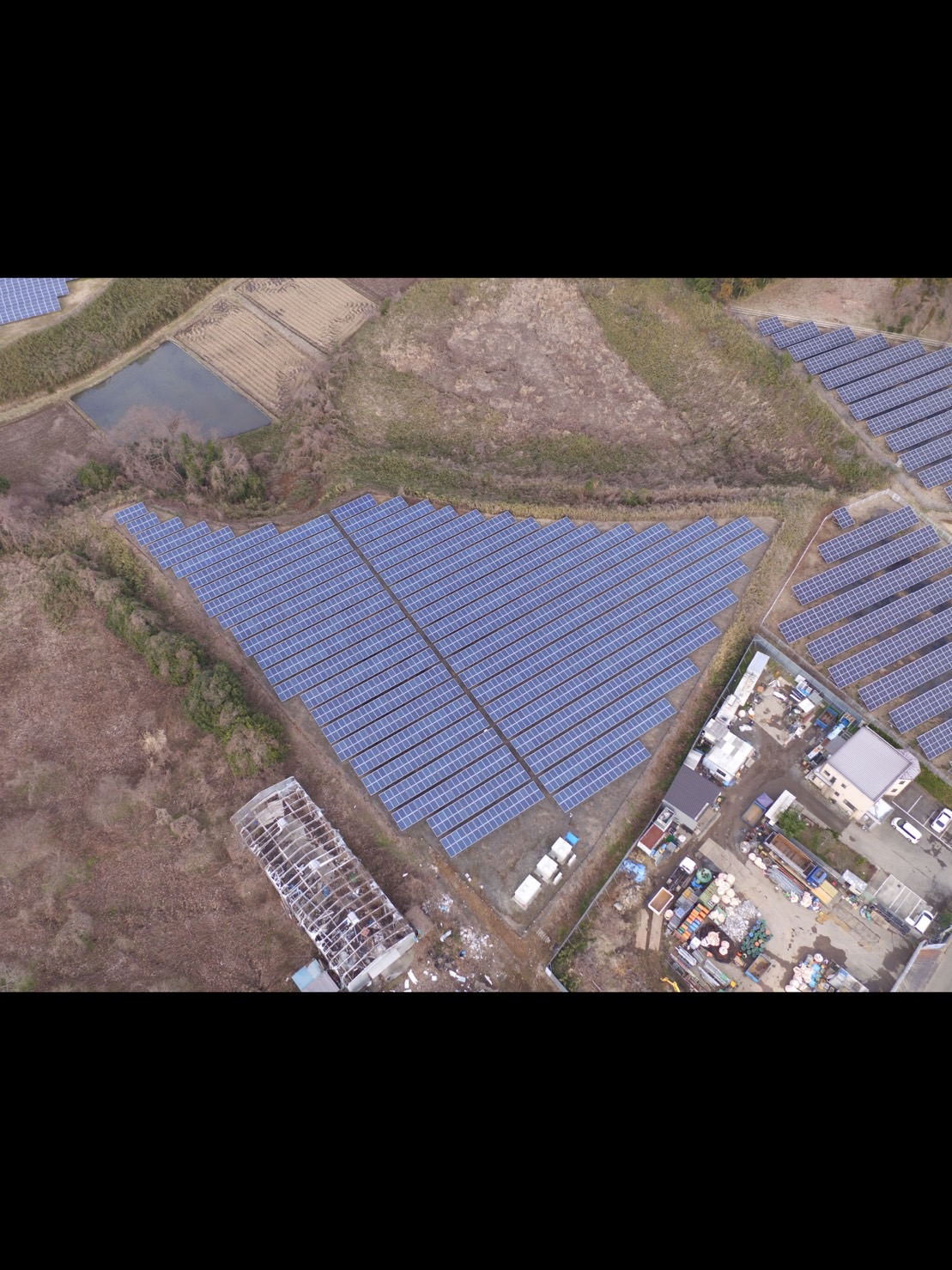 ドローン空撮にて区画管理